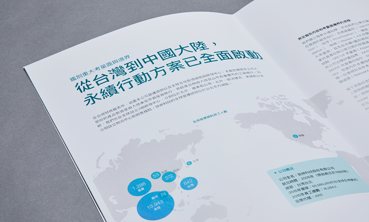 ESG Report Design for Public Company in Asia