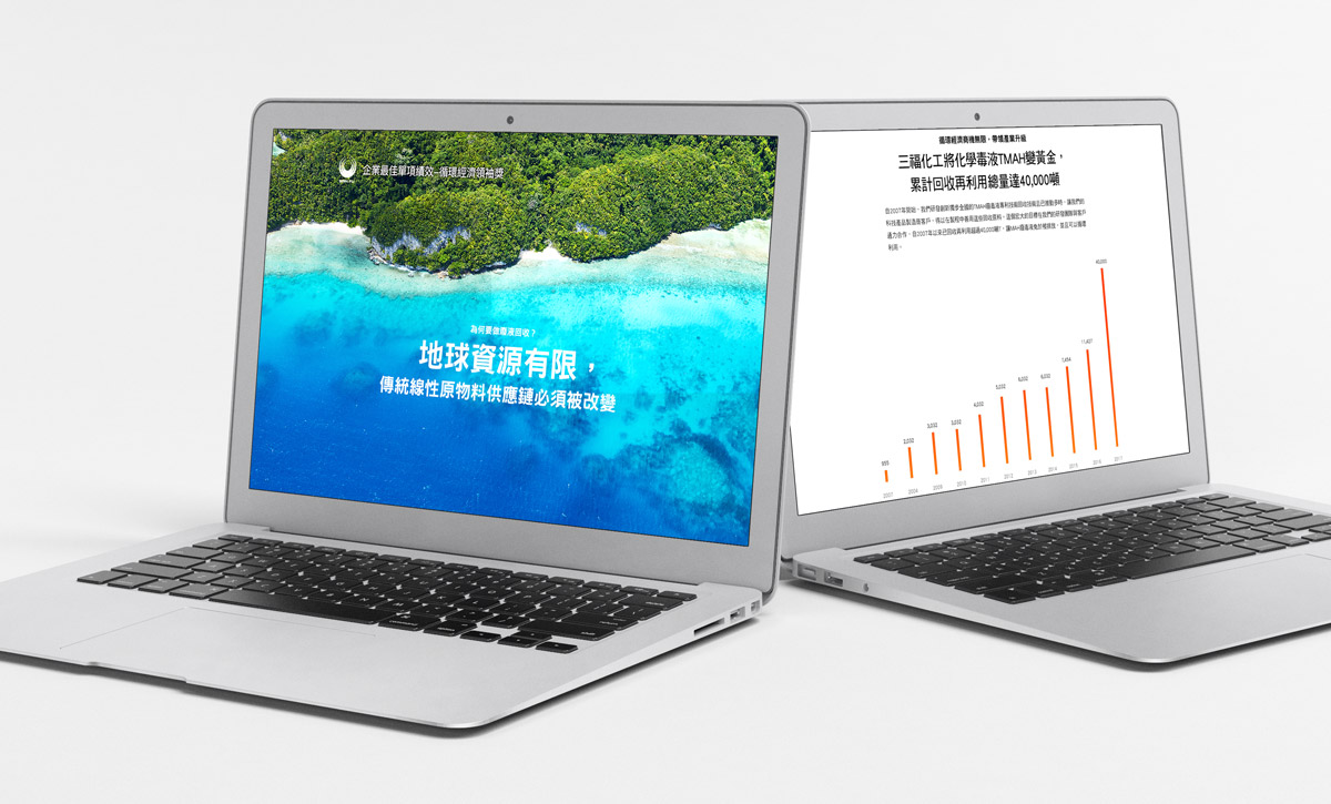 Website Design for Public Company in Asia