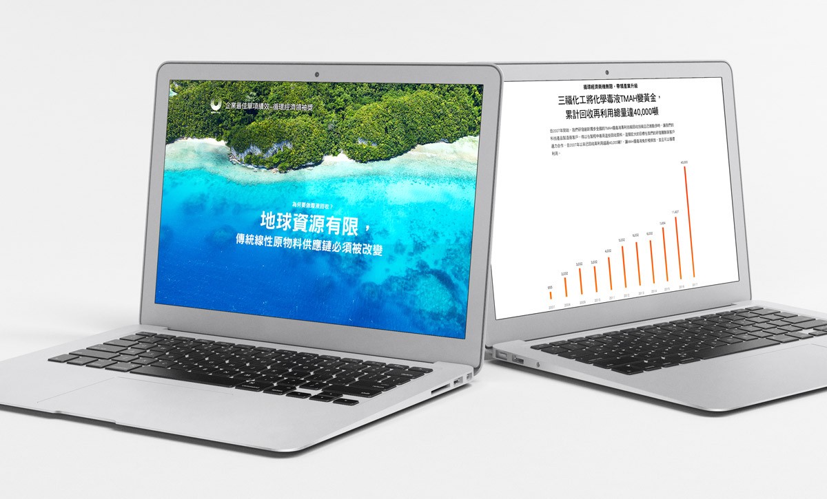 Website Design for Public Company in Asia