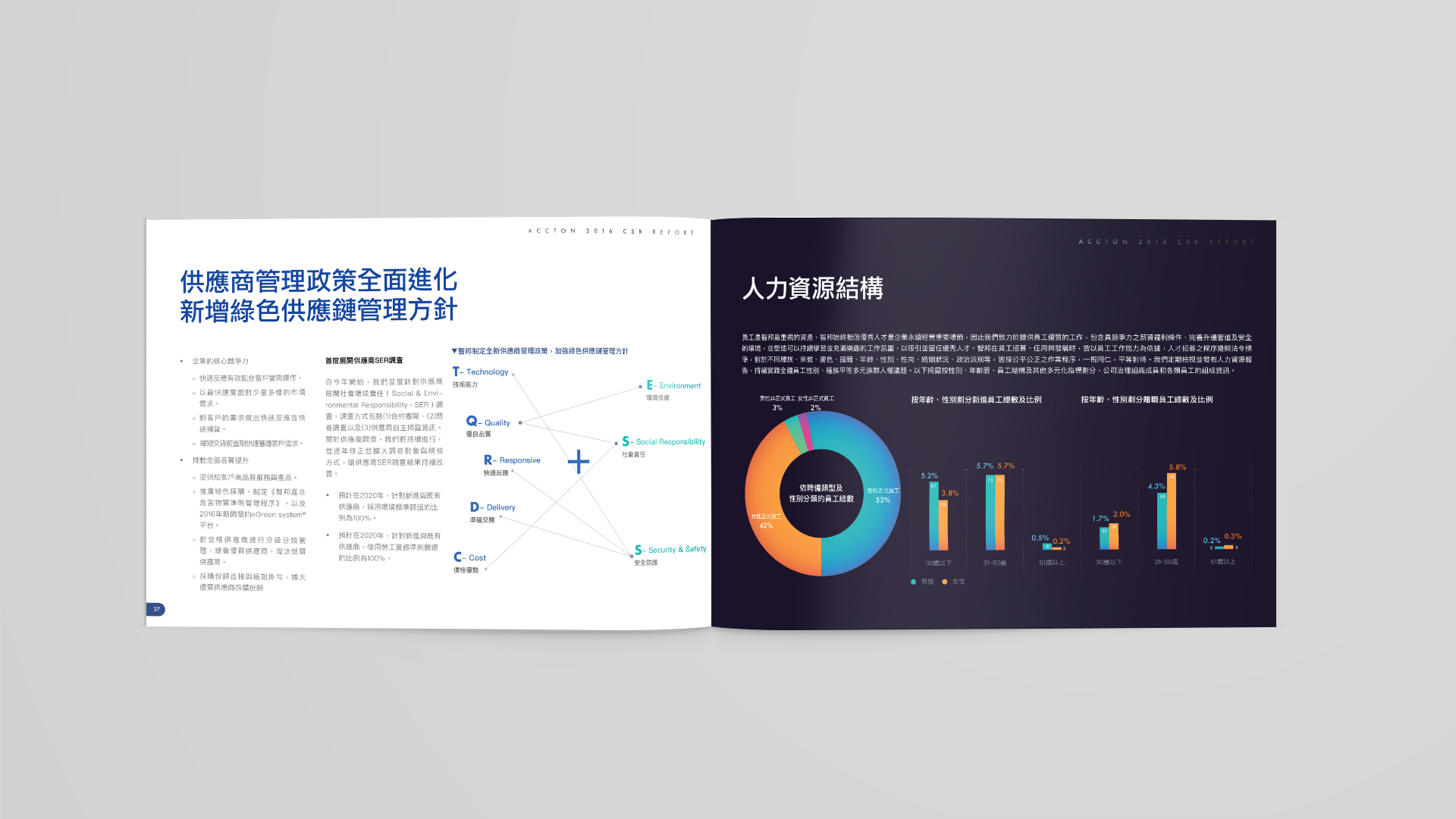 ESG Report Design for Public Company in Asia