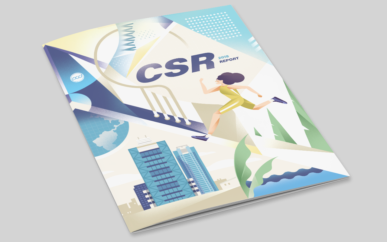 ESG Report Design for Public Company in Asia