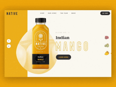 Web Design of Native Juice